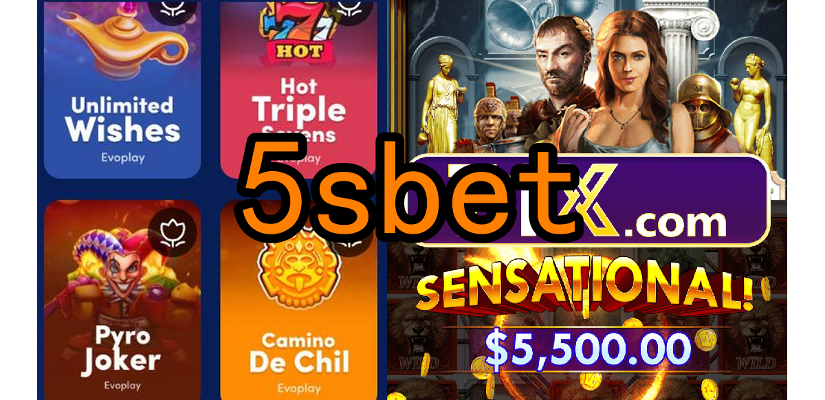 Slots Online 5sbet.Com - Diversão e Ganhos a Cada Giro